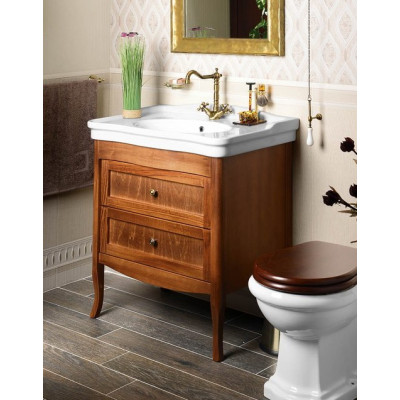 Dulap lavoar baie Retro lemn masiv 73 x 46