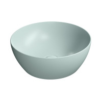 Lavoar rotund albastru pe blat 42 cm GSI Pura DualGlaze Lavoar rotund albastru pe blat 42 cm GSI Pura DualGlaze