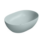 Lavoar oval albastru pe blat 50 x 35 GSI Pura