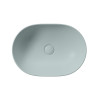 Lavoar oval albastru pe blat 50 x 35 GSI Pura Lavoar oval albastru pe blat 50 x 35 GSI Pura