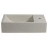 Lavoar ciment nisip dreptunghiular Sapho Crest 40 x 22 dreapta Lavoar ciment nisip dreptunghiular Sapho Crest 40 x 22 dreapta