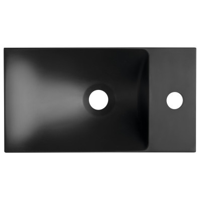 Lavoar mic negru marmura compozit 40 x 22 cm Sapho Agos Lavoar mic negru marmura compozit 40 x 22 cm Sapho Agos