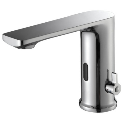 Baterie lavoar baie cu senzor și mixer Bruckner cromată