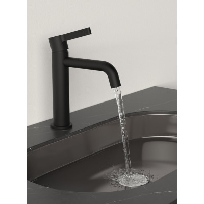 Baterie lavoar neagra Sapho Iconic