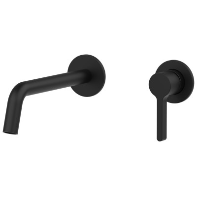 Baterie lavoar incastrabila neagra Sapho Iconic