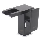 Baterie lavoar baie cascada cu led Marti Technoled neagra