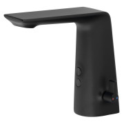 Baterie lavoar baie neagra cu senzor si mixer Sapho Creative