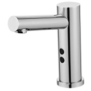 Baterie lavoar baie cu senzor cilindrică Sapho oțel inox