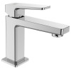 Baterie lavoar baie design dreptunghiular Sapho Tursi cromata