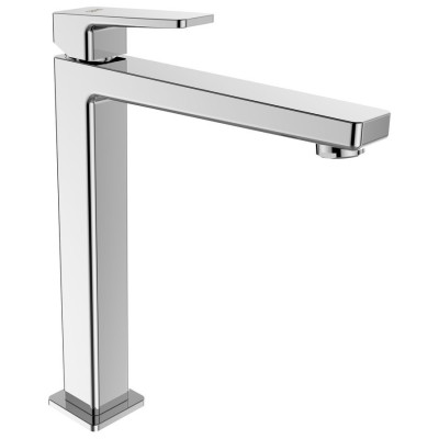 Baterie lavoar inalta de blat design dreptunghiular Sapho Tursi cromata
