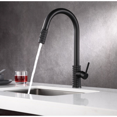 Baterie chiuveta bucatarie dus extractibil doua functii elemente gravate Unixa Essence