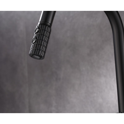 Baterie chiuveta bucatarie dus extractibil doua functii elemente gravate Unixa Essence