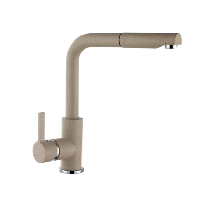 Baterie chiuveta bucatarie finisaj granit Avena cu dispersor extractibil Elleci