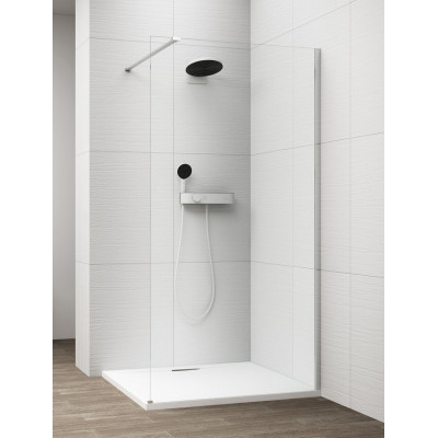 Cabina dus Walk-In sticla transparenta 8 mm profile cromate Polysan Esca