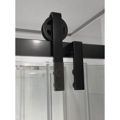 Cabina dus stil industrial profile negre Gelco Volcano Black