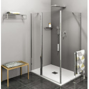 Cabina dus usa batanta dublu sens 110 cm Polysan Zoom