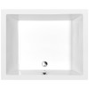 Cadita dus inalta dreptunghiulara 110 x 90 x h 26 cm Polysan Deep