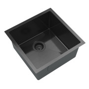 Chiuveta bucatarie otel inox sub blat 44 x 44 cm gun metal Unixa Graphite