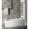 Paravan cada pliabil cu sistem ridicare 71 x 140 cm profile albe Polysan Kagera