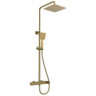 Set dus auriu mat baterie inclusa Sapho Cubemix