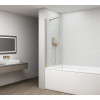 Paravan cada sticla profile aurii 80 x 150 cm Polysan Fisa