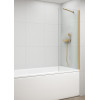 Paravan cada sticla profile aurii 80 x 150 cm Polysan Fisa