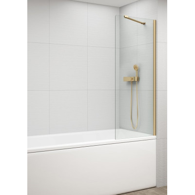 Paravan cada sticla profile aurii 80 x 150 cm Polysan Fisa
