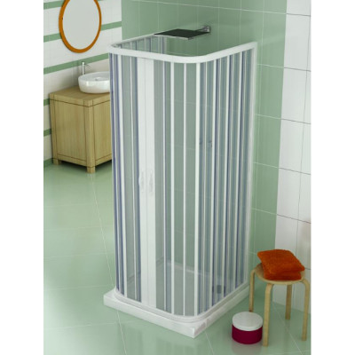 Cabina dus trei laturi cu usi pliabile Pinto Saturnia 90 x 90 cm
