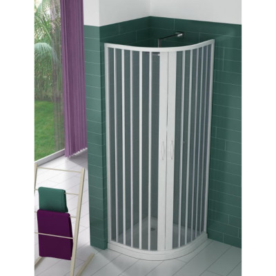 Cabina dus semirotunda Pinto Giove Duo 80 usi pliante