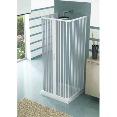 Cabina dus 3 laturi usi pliabile Pinto Saturnia 90 x 70 cm