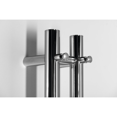 Radiator portprosop baie cu doua coloane verticale Sapho Papinado 40W cromat