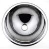 Lavoar inox rotund incastrabil Nofer Steel 40
