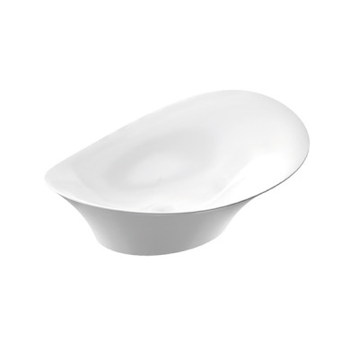 Lavoar baie marmura compozit asimetric Alice Marmorin Design 55 x 32 cm