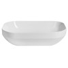 Lavoar baie dreptunghiular pe blat colturi rotunjite 50 x 37 cm Aqualine Evora