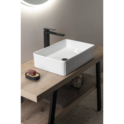 Lavoar dreptunghiular striatii 50 x 34 cm Sapho Picobello