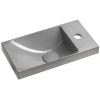 Lavoar ciment gri pentru mobilier baie mica Sapho Agos