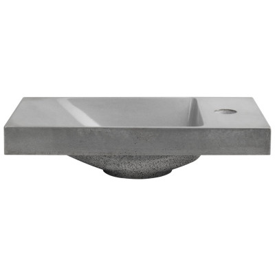 Lavoar ciment gri pentru mobilier baie mica Sapho Agos Lavoar ciment gri pentru mobilier baie mica Sapho Agos