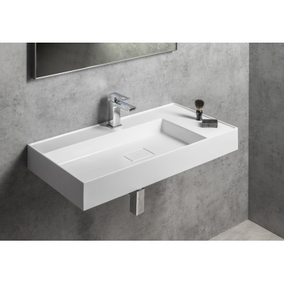 Lavoar marmura compozit 83 x 44 cm cu blat Sapho Godiva