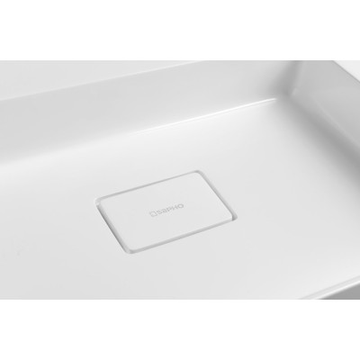 Lavoar marmura compozit 83 x 44 cm cu blat Sapho Godiva