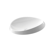 Lavoar baie incastrabil marmura compozit 60 x 38.6 cm Alice Mineralicast