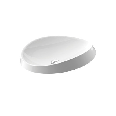 Lavoar baie incastrabil marmura compozit 60 x 38.6 cm Alice Mineralicast