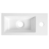Lavoar baie mica 37 x 18 cm marmura compozit Aqualine