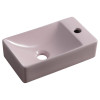 Lavoar roz pentru baie mica 38 x 22 cm Sapho Margitha