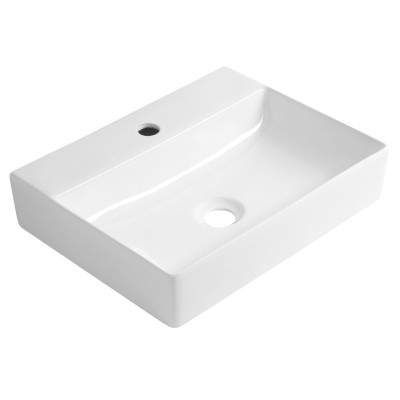 Lavoar baie dreptunghiular muchii subtiri portelan 46 x 36 cm Sapho Soyo