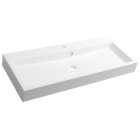 Lavoar baie dreptunghiular marmura compozit Sapho Orinoko 100 x 42 cm Lavoar baie dreptunghiular marmura compozit Sapho Orinoko 100 x 42 cm