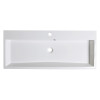 Lavoar baie dreptunghiular marmura compozit Sapho Orinoko 100 x 42 cm