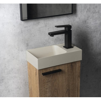 Lavoar baie mic ciment 30.8 x 17 cm Sapho Piccolino culoare nisip Lavoar baie mic ciment 30.8 x 17 cm Sapho Piccolino culoare nisip