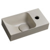Lavoar baie mic ciment 30.8 x 17 cm Sapho Piccolino culoare nisip