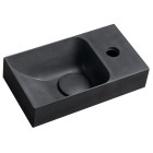 Lavoar baie ciment negru antracit Sapho Piccolino 30.8 x 17 cm