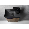 Lavoar baie ciment negru antracit Sapho Piccolino 30.8 x 17 cm